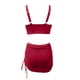 thumbnail image 4 of WILLBEST Traje de Baño con Curvas para Mujer, Bikini de Cintura Alta Sexy, Push Up, Traje de Baño Vintage de Dos Piezas, conjunto de Bikini con Estampado de Cintura Alta Fruncido Retro, 4 of 4