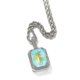 thumbnail image 1 of Joyería delicada con piedras de nacimiento cuadradas y brillantes para mujer, colgante de gemas sólidas fluorescentes para mujer, 1 of 3
