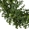 thumbnail image 4 of Nearly Natural Eucalyptus Wreath, 18.0" (Assorted Colors), 4 of 6