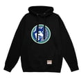 thumbnail image 2 of Men's Mitchell & Ness Black Minnesota Timberwolves Hardwood Classics Vintage Logo Pullover Hoodie, 2 of 3