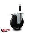 thumbnail image 2 of 5 Inch Phenolic Swivel 7/8 Inch Expanding Stem Caster Total Lock Brake SCC, 2 of 2