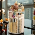 thumbnail image 1 of Organizador de cosméticos transparente MYRVA 360 grados ajustable, 1 of 4