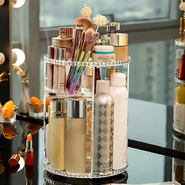 Organizador de cosméticos transparente MYRVA 360 grados ajustable