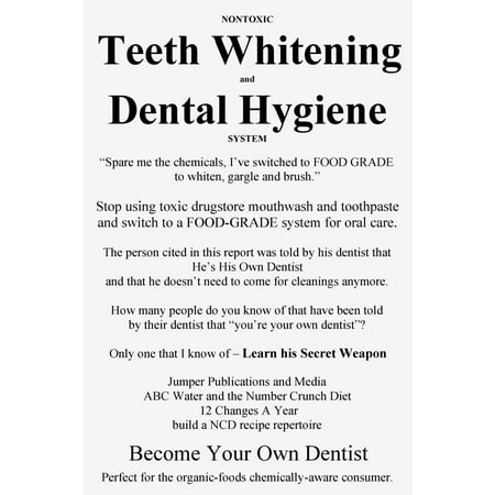 Nontoxic Teeth Whitening and Dental Hygiene System: 