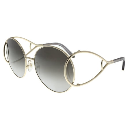 Chloe CE124/S 744 Gold-Grey Round Sunglasses