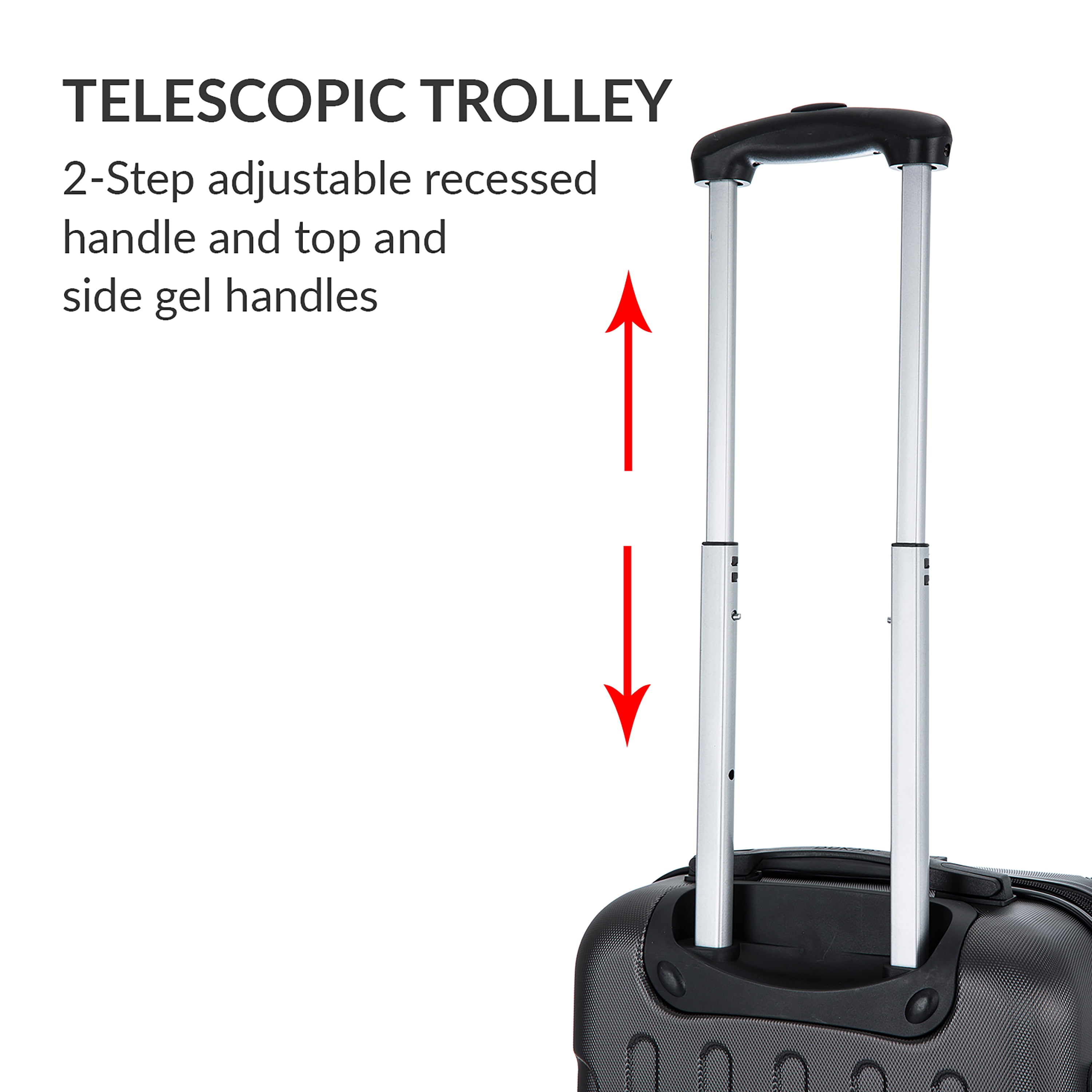 Dukap Intely Hardside Large Checked Spinner Suitcase With Integrated  Digital Weight Scale : Target