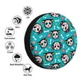 thumbnail image 4 of Sikiie Cartoon Dog And Cat PVC Leather Spare Tire Wheel Cover Spare Tire Cover, for Car Truck SUV Camper Trailer Universal Fit(14-17in)-14 inch, 4 of 6