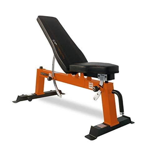 CAP Barbell Deluxe Utility Weight Bench, Orange