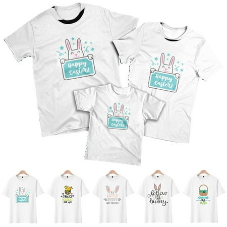 

Easter Womens Spring Graphic Tee Athletic Tops Shirt Plus Size Men
