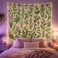 thumbnail image 2 of Wildflowers on Parchment Serene Illustration for Nature Lovers Botanical Wall Art Housewarming Gift Tapestry Wall Hanging for Bedroom and Living Room, 2 of 7