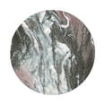 thumbnail image 3 of TOV Furniture Rue Grey and Blush Marble Side Table, 3 of 5