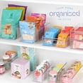 thumbnail image 5 of primebox Plastic Food Storage 8 Pack Clear Container Bin with Handles for Organizing Kitchen, Pantry, Fridge, Freezer, Pantry,Bathroom. 10"x4"3", 5 of 7