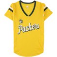 thumbnail image 1 of STARTER Womens Green Bay Packers Graphic T-Shirt, Yellow, Medium, 1 of 2