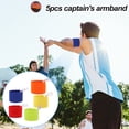 thumbnail image 3 of Iaukyu 5Pcs Soccer Captain Armbands with Fastener Tape Super Soft High Elastic Vibrant Color Football Basketball Captain Armbands, 3 of 7