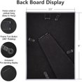 thumbnail image 4 of FrostHike 3.5x5 Picture Frame Silver Brushed Modern Simple Thin Aluminum Metal Photo Frame with HD Real Glass, Display for Tabletop and Wall Collage. (2 Pack), 4 of 5