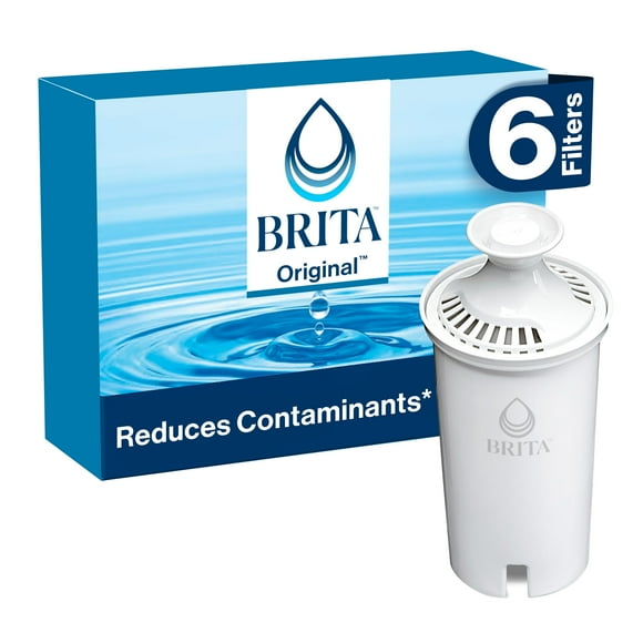 Filtro de agua Brita Standard para jarras y dispensadores x6