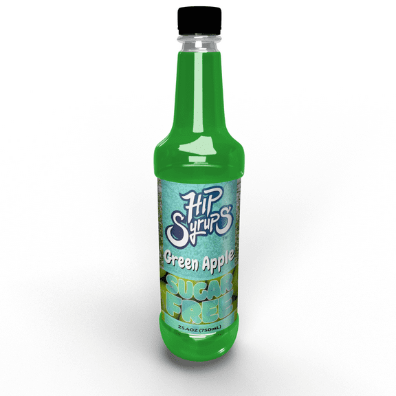 Hip Syrups Green Apple Sugar Free Simple Syrup, 25.4 fl oz