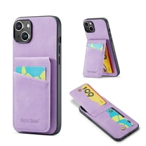 Dteck iPhone 13 Wallet Case for Women and Men ,PU Leather Flip Folio Phone Cover with Credit Card Holder Stand Compatible with iPhone 13,Purple