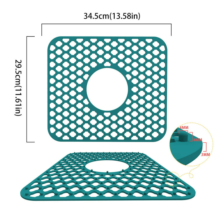 Foldable Silicone Dish Drying Mat For Kitchen Sink Protection Mat
