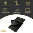 thumbnail image 2 of Thyme & Table Nonstick Sheet Pan 3-Piece Set - Black, 2 of 8