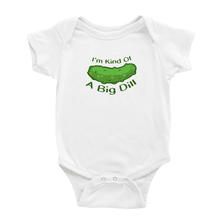 

I m Kind Of A Big Dill deal Cute baby romper jumpsuit Newborn-24 Monthes