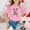 Pink, variant on Girls Easter Shirt Size 10-12 Cartoon Bunny Casual Short Sleeve T Shirts Easter's Day Clothes for Girls Size Black,12-13 Years