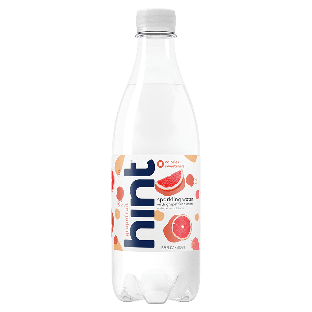 Hint Sparkling Water Grapefruit, (Pack of 12) 16.9 Ounce Bottles