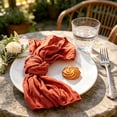 thumbnail image 5 of Pleated Cloth Napkins, Reusable Party Napkins with Elegant Ruffled Design, Decorative Dinner Napkins for Wedding, Birthday, Banquet, Restaurant Table Settings, 5 of 6