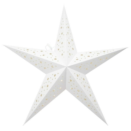 

1Pc Christmas Stereoscopic Star Shaped Lampshade Creative Ceiling Lamp Pendant