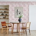 thumbnail image 2 of Thicker Pink Peel and Stick Tiles- 10 pcs of 12" x 12" - 3D Adhesive Square Peel and Stick Tiles Backsplash for Kitchen, Bathroom, Removable, Waterproof, Vinyl Wall Tile, 2 of 12