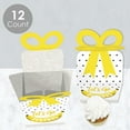 thumbnail image 3 of Big Dot of Happiness Let's Go Bananas - Square Favor Gift Boxes - Tropical Party Bow Boxes - Set of 12, 3 of 8