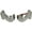 Silver Gothic, variant on Armory Replicas Medieval Inspired Functional Knee Armor Set - Adjustable Leather Straps - Perfect for Display