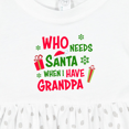 thumbnail image 4 of Inktastic Who Needs Santa when I Have Grandpa Girls Baby Dress, 4 of 5