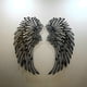 thumbnail image 2 of 1 Pair Angel Wings Metal Mural Wall Sculpture Decor for Living Room, 2 of 5