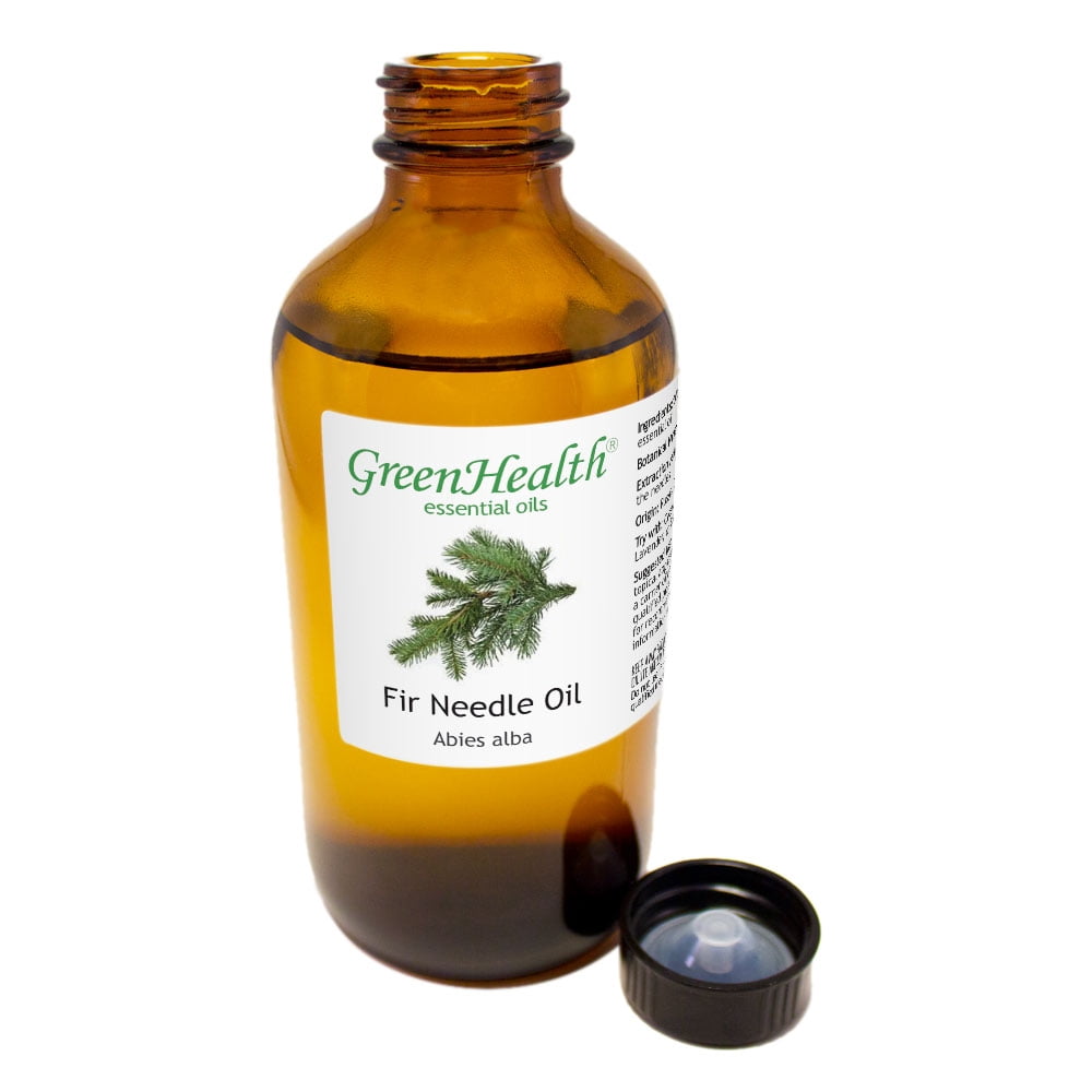 Fir Needle Essential Oil - 8 fl oz (237 ml) Glass Bottle w/ Cap - 100% Pure Essential Oil by GreenHealth