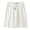 White, variant on Bermuda Shorts for Women Summer Casual Elastic Waist Straight Leg Knee Length Lounge Shorts with Pockets