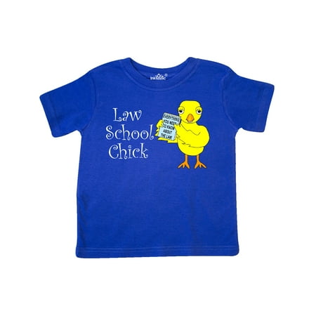 

Inktastic Law School Chick White Text Gift Toddler Toddler Girl T-Shirt
