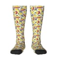 thumbnail image 1 of Fotbe Hippopotamus Calcetas Divertidas Estampadas para Hombre y Mujer, Calcetas de Algodón hasta la Rodilla para Caminar, Correr, Enfermería y Embarazo, 1 of 6