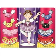 Melissa & Doug Ballerina Dress-Up Wooden Peg Puzzle
