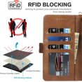 thumbnail image 2 of Compatible with Google Pixel 6 Pro Premium PU Leather Wallet Case with RFID Blocking Card Holder,Kickstand Magnetic Closure Protective,Wrist Strap Wallet Case for Pixel 6 Pro 6.71 Inch (Brown), 2 of 14