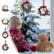 thumbnail image 1 of ¡Compra Ahora y Ahorra!, Hermosas decoraciones navideñas, mini coronas, campanas, ventanas, porches, árboles de Navidad colgantes, regalos de decoración navideña para el hogar Akmoler, 1 of 9