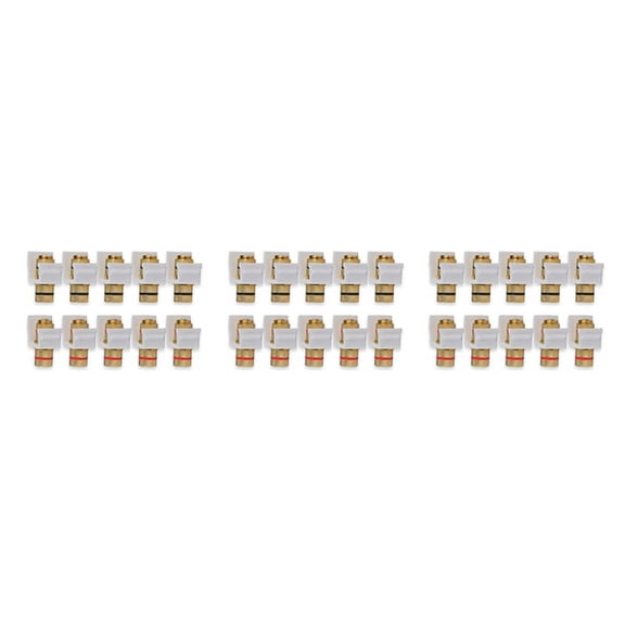 Speaker Post Snap-in Banana - White, 30Pcs