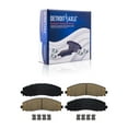 thumbnail image 5 of Detroit Axle - 4WD Brake Kit for 2012-2022 Ford F-250 Super Duty 2013-2022 F-350 Super Duty, 14.29" inch Front Rear Drilled Slotted Brake Rotors Ceramic Brakes Pads Replacement, 5 of 8