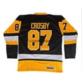 thumbnail image 2 of Jersey de hockey sobre hielo retro de Pittsburgh de Sidney Crosby Jersey 71 Jersey de Evgeni Malkin Suéter con costuras para hombre de EE. UU. M-3XL, 2 of 5