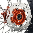 thumbnail image 4 of 17" Supermoto Wheels Rims Rotors for EXC SX SXF EXC-F XC XC-W SXS 125-540 690 Enduro R, 4 of 7