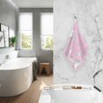 thumbnail image 2 of Yayeee 2 Pack Hand Towels for Bathroom 100% Cotton 16" x 28" Soft Absorbent Kitchen Towel, Ice Cream Rainbow Pattern, 2 of 7