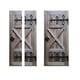 thumbnail image 2 of Pegatinas para puertas: Puertas de madera de estilo europeo vintage, Puertas de madera para el hogar, Pegatinas de pared decorativas renovadas, 2 of 3