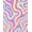 Pink, Pattern 5, variant on ODIKA 4'x6' Machine Washable Non-Slip Area Rug, Sunset Gradient Melt Artistic High Traffic Rug, Pink, 485032