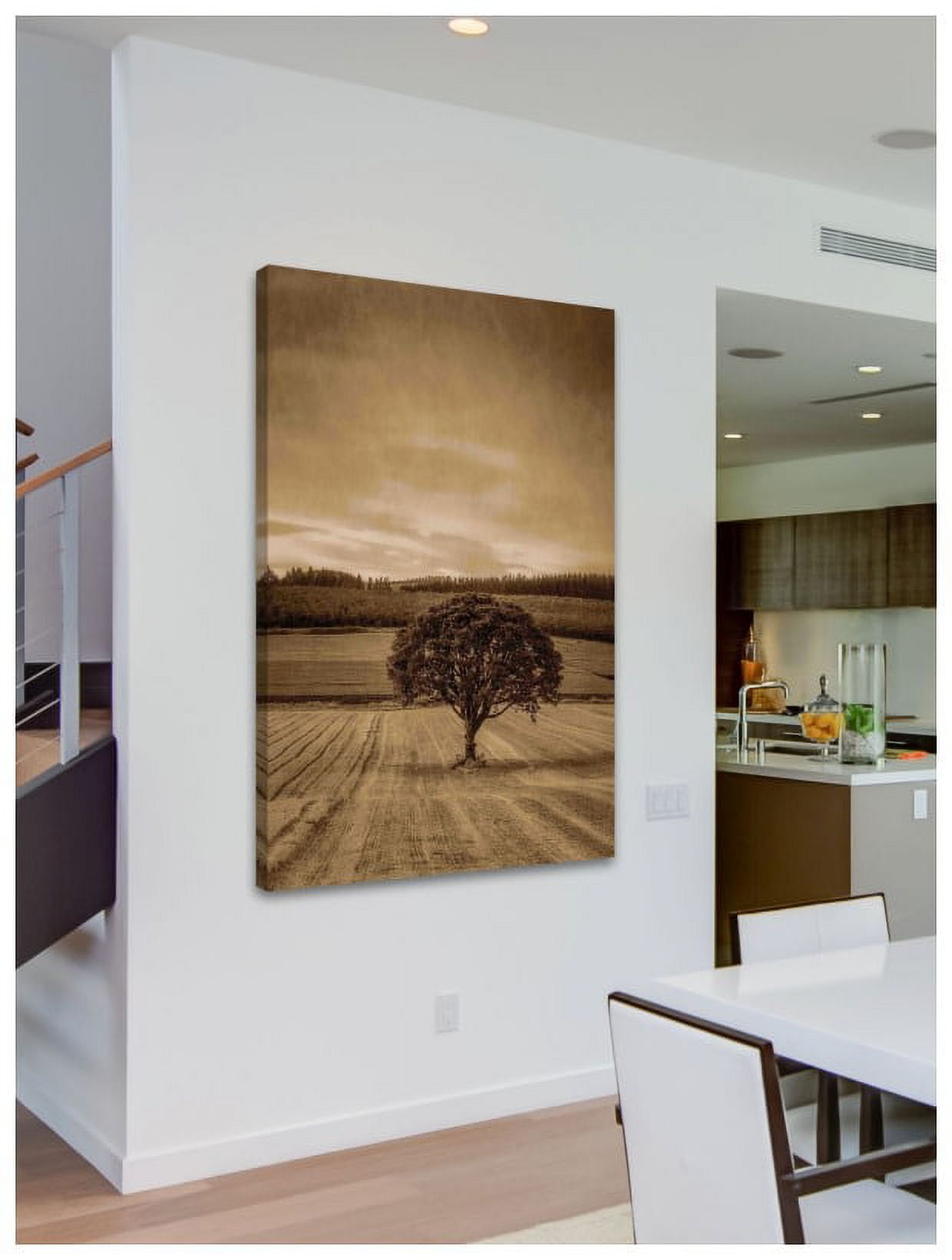Marmont Hill "Lone Tree at Sunset" Painting Print on Canvas