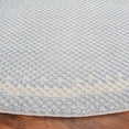 thumbnail image 3 of SAFAVIEH Continental Ermintrude Distressed Area Rug, Blue/Beige, 8' x 8' Round, 3 of 10